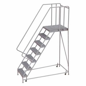 TRI-ARC WLAR107245-D5 Rolling Ladder, 70 Inch Platform Height, 28 Inch Platform Depth, 24 Inch Platform Width | CU6WWY 25NY47