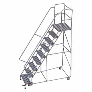 TRI-ARC WLAR109244-D4 Rolling Ladder, 90 Inch Platform Height, 21 Inch Platform Depth, 24 Inch Platform Width | CU6WXU 25NY55