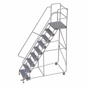 TRI-ARC WLAR109245-D4 Rolling Ladder, 90 Inch Platform Height, 21 Inch Platform Depth, 24 Inch Platform Width | CU6WXT 25NY58
