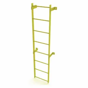 TRI-ARC WLFS0108-Y Ladder, Steel, Standard Fixed, 8-Rung, 8 ft, 7 ft Top Step Ht, 8 Steps | CU6WLC 231D83