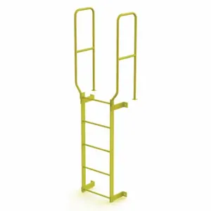 TRI-ARC WLFS0205-Y Ladder, Walk-Thru Fixed, Steel, 5-Rung, 8 ft, 4 ft Top Step Ht, 5 Steps | CU6WKY 231D97