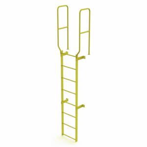 TRI-ARC WLFS0208-Y Leiter, Durchgangsleiter, fest, Stahl, 8 Sprossen, 11 Fuß, 7 Fuß obere Stufe, 8 Stufen | CU6WKU 231F01