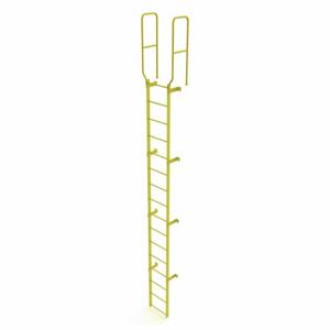 TRI-ARC WLFS0216-Y Ladder, Walk-Thru Fixed, Steel, 16-Rung, 19 ft, 15 ft Top Step Ht, 16 Steps | CU6WKL 231F09