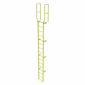 TRI-ARC WLFS0216-Y Ladder, Walk-Thru Fixed, Steel, 16-Rung, 19 ft, 15 ft Top Step Ht, 16 Steps | CU6WKL 231F09