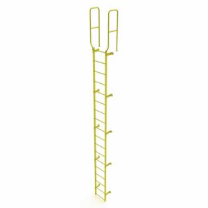 TRI-ARC WLFS0218-Y Ladder, Walk-Thru Fixed, Steel, 18-Rung, 21 ft, 17 ft Top Step Ht, 18 Steps | CU6WKN 231F11