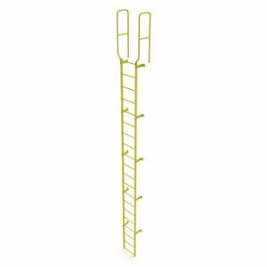 TRI-ARC WLFS0220-Y Leiter, Durchgangsleiter, fest, Stahl, 20 Sprossen, 23 Fuß, 19 Fuß obere Stufe, 20 Stufen | CU6WKQ 231F13