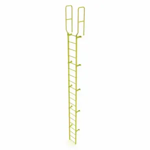 TRI-ARC WLFS0220-Y Ladder, Walk-Thru Fixed, Steel, 20-Rung, 23 ft, 19 ft Top Step Ht, 20 Steps | CU6WKQ 231F13