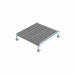TRI-ARC WLOS924242 Adjustable Height Work Platform, 1 Steps, 9-14 Inch, 24 Inch Platform Width, Gray, Steel | CU6XDF 25NZ59