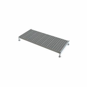 TRI-ARC WLOS959242 Adjustable Height Work Platform, 1 Steps, 9-14 Inch, 24 Inch Platform Width, Gray, Steel | CU6XDH 25NZ62