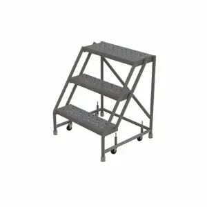 TRI-ARC WLSR003246 Rolling Step, 3 Steps, 30 Inch Top Step Height, 30 Inch Bottom Width, 450 Lb Load Capacity | CU6XAA 45FG17