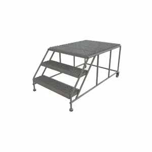 TRI-ARC WLWP033648 Rolling Work Platform, 3 Steps, 30 Inch Size, 36 Inch Platform Width | CU6XDZ 25NZ78