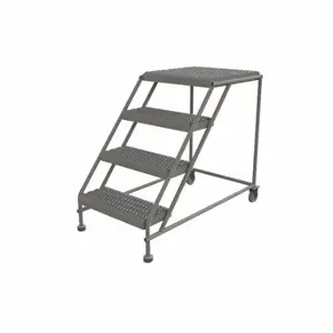 TRI-ARC WLWP042424 Rolling Work Platform, 4 Steps, 40 Inch Size, 24 Inch Platform Width | CU6XEB 25NZ79