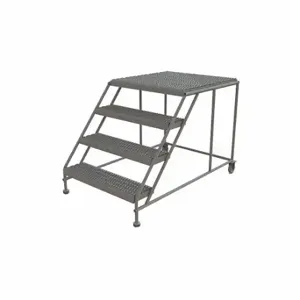 TRI-ARC WLWP043636 Rolling Work Platform, 4 Steps, 40 Inch Size, 36 Inch Platform Width | CU6XED 25NZ82