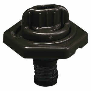 TRICO 24010 Breather Vent, HDPE, 2 Inch Length, 1.5 inch Height, Black | AH9KPD 40AX79