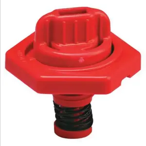 TRICO 24012 Breather Vent, HDPE, 2 Inch Length, 1.5 inch Height, Red | AH9KLZ 40AX29