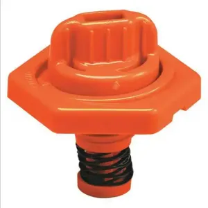 TRICO 24015 Breather Vent, HDPE, 2 Inch Length, 1.5 Inch Height, Orange | AH9KNK 40AX62