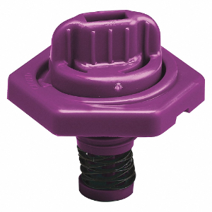 TRICO 24016 Breather Vent, HDPE, 2 Inch Length, 1.5 Inch Height, Purple | AH9KNP 40AX66