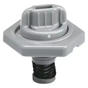 TRICO 24017 Breather Vent, HDPE, 2 Inch Length, 1.5 Inch Height, Gray | AH9KPA 40AX76