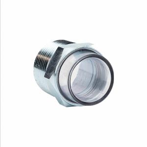 TRICO 34199 Viewport, 3D Plastic Lens, 1/2 Inch NPT, 7/8 Inch Size, Steel | CD6VUL