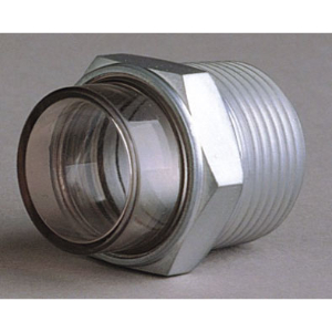 TRICO 34230 Viewport, 3D Plastic Lens, 1/2 Inch NPT, 7/8 Inch Size, Brass | CD6VUM