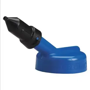 TRICO 34402 Storage Lid, HDPE, 1/4 Inch Nozzle Size, Blue | AH9KMJ 40AX38