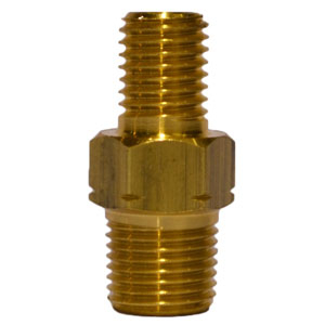 TRICO FC-1017 Male Thread Connector, Central Lubrication, 1/8 Inch BSPT x 5/16-24 Inch Size | CD6VBX
