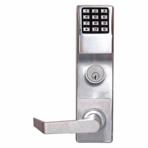TRILOGY ETDL27S1G/26DY71 Electronic Keyless Lock, Entry With Key Override, Keypad, Yale Exit Devices Mounting | CU6XGK 481H70