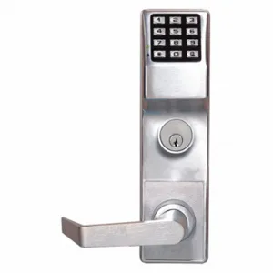 TRILOGY ETDL27S1G/26DY71 Electronic Keyless Lock, Entry With Key Override, Keypad, Yale Exit Devices Mounting | CU6XGK 481H70