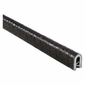 TRIM LOK INC 1620SB3-341-100 Fit Trim Edge, Dual Gripping Fingers, PVC with Metal Clip, 0.45 Inch Leg Length | CU6XNR 48RM17