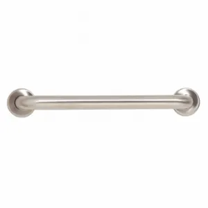 TRIMCO GROUP 1198-1-12.710CU Grab Bar, Screw, Copper Alloy, Satin, 12 Inch Inner Mounting Hole Ctr. to Ctr | CU6XKX 400D04