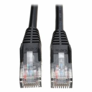 TRIPP LITE N001-007-BK Cat5e Cable, Snagless, Molded, Black, 7ft | CU6XVB 43LP54