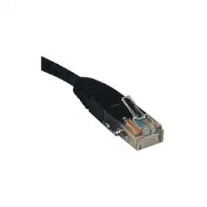 TRIPP LITE N002-006-BK Cat5e Cable, Molded, RJ45 M/M, Black, 6ft | CU6XUY 43LR40