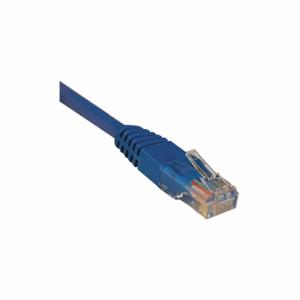 TRIPP LITE N002-050-BL Cat5e Cable, Molded, RJ45 M/M, Blue, 50ft | CU6XWB 43LR73