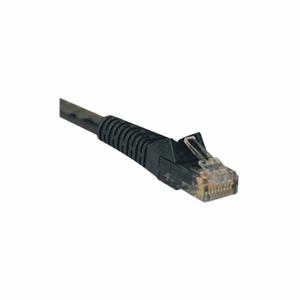 TRIPP LITE N201-015-BK Cat6 Cable, Snagless, Molded, Black, 15ft | CU6XVJ 43LT93