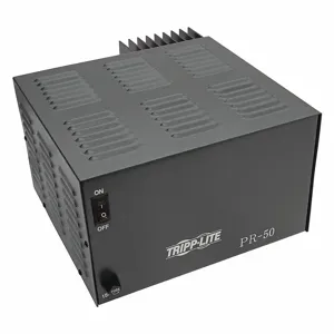 TRIPP LITE PR50 Dc Power Supply, 13.8V, 50 A, 120VAC | CU6XWG 38M951