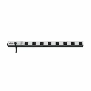 TRIPP LITE PS2408 Outlet Strip, 8 Outlets, 15 ft Cord Length, 15 A Max. Amps, NEMA 5-15P, Power Indicator | CU6XZU 33L705