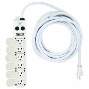 TRIPP LITE PS625HG20AOEM Outlet Strip, 6 Outlets, 25 ft Cord Length, 20 A Max. Amps, White | CU6XWY 43MC72