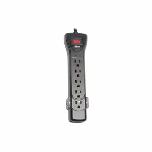 TRIPP LITE SUPER7B Surge, 7 Outlet, 7ft cord, 2160J, Black | CU6XXM 43MF51