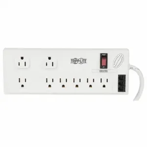 TRIPP LITE TLP808TELTAA Datacom Surge Protector, 8 Outlets, Nema 5-15R, Nema 5-15P, 8 Ft Cord Lg | CU6YAE 6FXP4