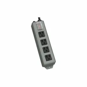 TRIPP LITE UL603CB-6 Power Strip, 4 Out, Industrial, 6Ft Cord | CU6XZH 43MF76