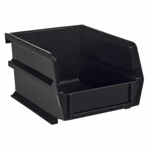 TRITON 3-210BK Stacking/Hanging/Interlocking Bins, 5 3/8 Inch Size Lg, 4 1/8 Inch Size X 3 In, Black | CT7PZN 788W80