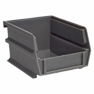 TRITON 3-210GR Stacking/Hanging/Interlocking Bins, 5 3/8 Inch Size Lg, 4 1/8 Inch Size X 3 In, Gray | CT7QKT 788W81