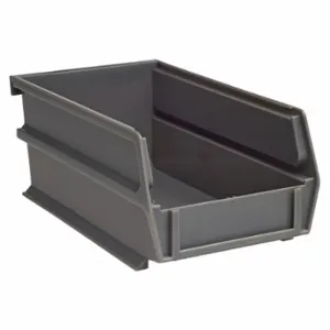 TRITON 3-220GR Stacking/Hanging/Interlocking Bins, 7 3/8 Inch Size Lg, 7 3/8 Inch Size X 3 In, Gray | CT7QKQ 788W84