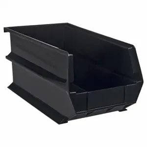 TRITON 3-240BK Stacking/Hanging/Interlocking Bins, 14 3/4 Inch Size Lg, 8 1/4 Inch Size X 7 In, Black | CT7LJT 788W89