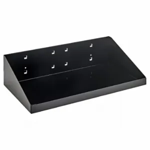 TRITON 56126-BLK Pegboard Shelf, Square Pegboard Hole Shape, 12 Inch x 10 Inch x 3 Inch, Steel, Black | CU7BGD 788W92