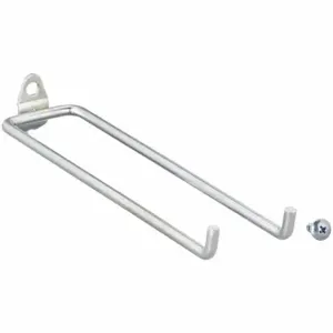 TRITON 72818 Double Rod Pegboard Hook, 1/8 To 1/4 Inch Peg Hole | CU7BEE 6YB54