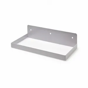 TRITON 76126W Pegboard Shelf, Circle Pegboard Hole Shape, 12 Inch x 6 Inch x 3 Inch, Steel, White | CU7BGA 788W97