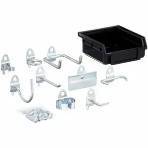 TRITON 76964 Pegboard Hook Assortment Kit, 1/8 To 1/4 Inch Peg Hole, 8 Inch X 6 1/4 Inch X 5 1/8 In | CU7BER 53XM50