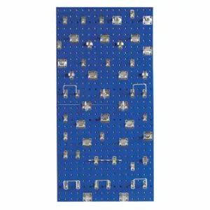 TRITON LB1-BKit Pegboard Panel Kit, Square, 3/8 Inch Size Peg Hole Size, 24 Inch x 24 Inch x 1/2 Inch | CU7BFE 49WL38