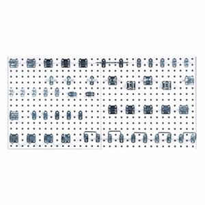 TRITON LB1-Kit Stecktafel-Panel-Set, quadratisch, 3/8 Zoll große Stecklochgröße, 24 Zoll x 24 Zoll x 1/2 Zoll | CU7BFD 49WL39